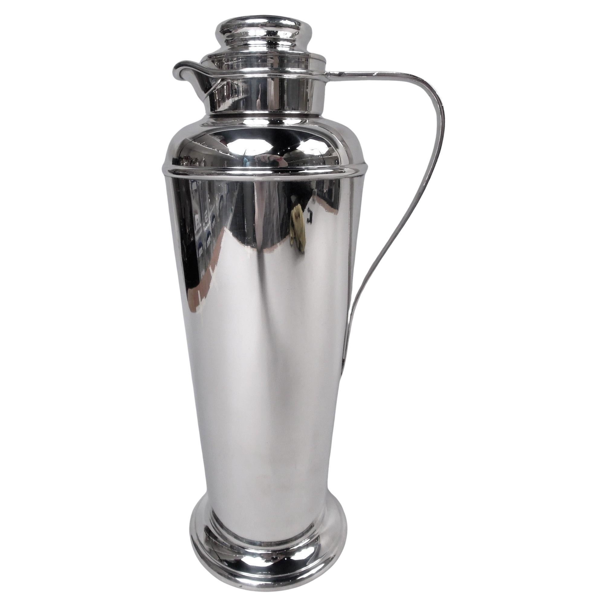 Gorham Prohibition-Era Sterling Silver Cocktail Shaker, 1930 For Sale