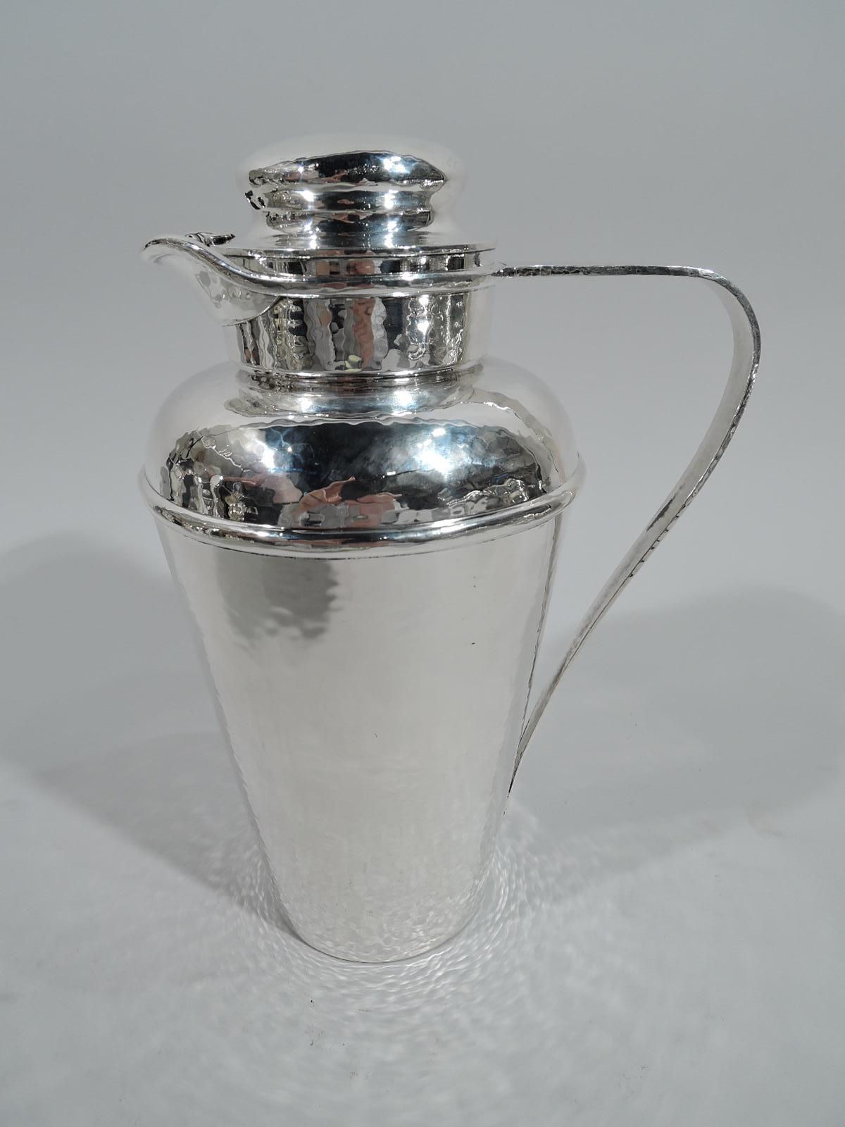 American Craftsman Gorham Prohibition-Era Sterling Silver Craftsman Cocktail Shaker