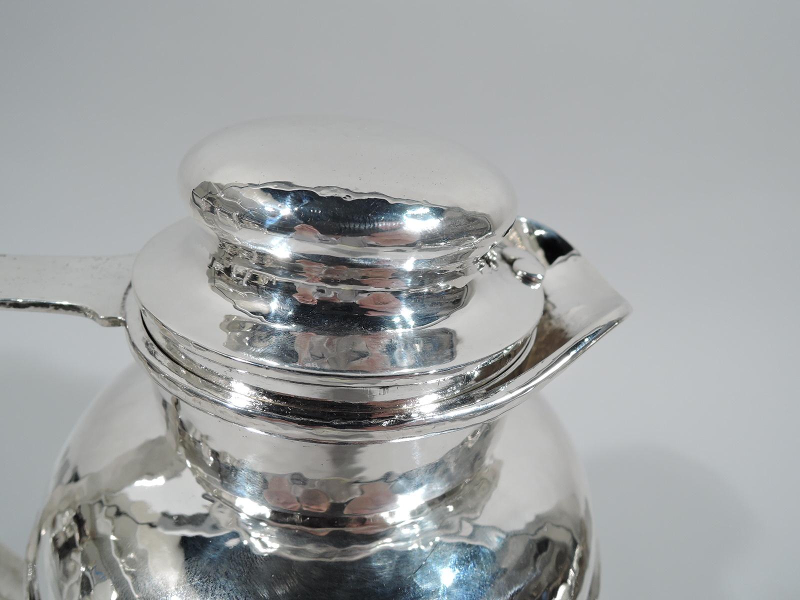 Early 20th Century Gorham Prohibition-Era Sterling Silver Craftsman Cocktail Shaker