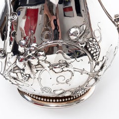 Gorham Repousse Coin Silver Pitcher