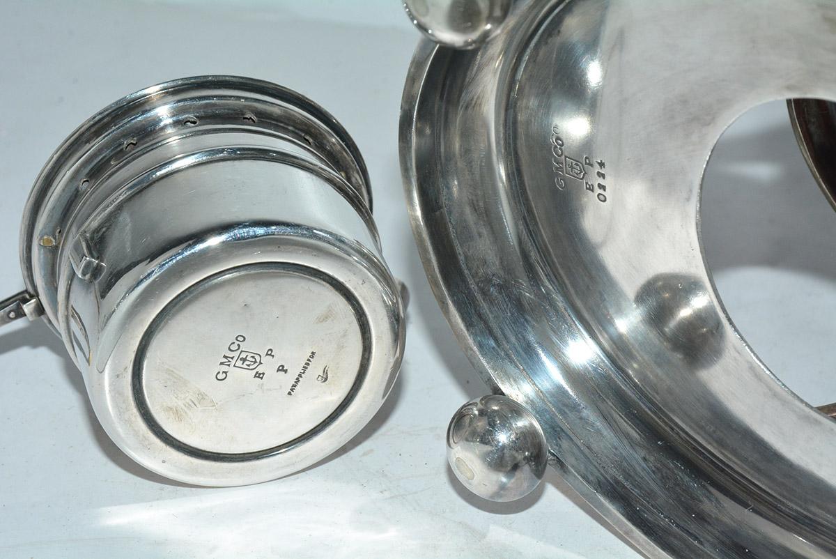 Gorham Silver Plated 6-Piece Tea Service In Good Condition In Sheffield, MA