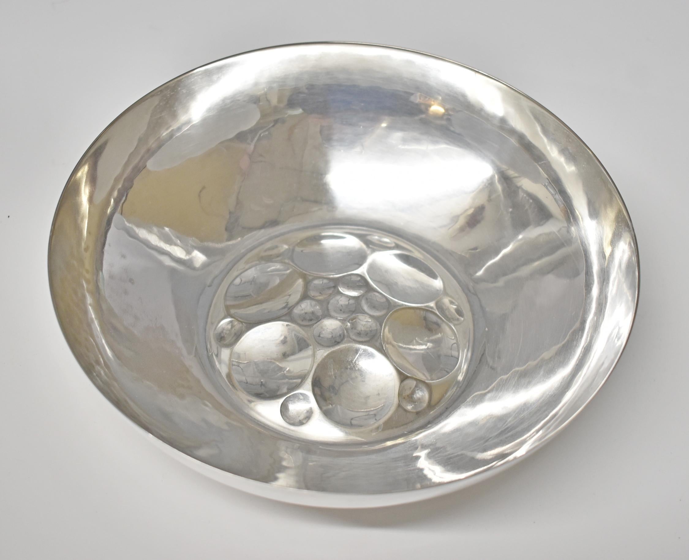 French Provincial Gorham Silver-Plated MMA Reproduction, 14th Century Medieval Hanap French Bowl
