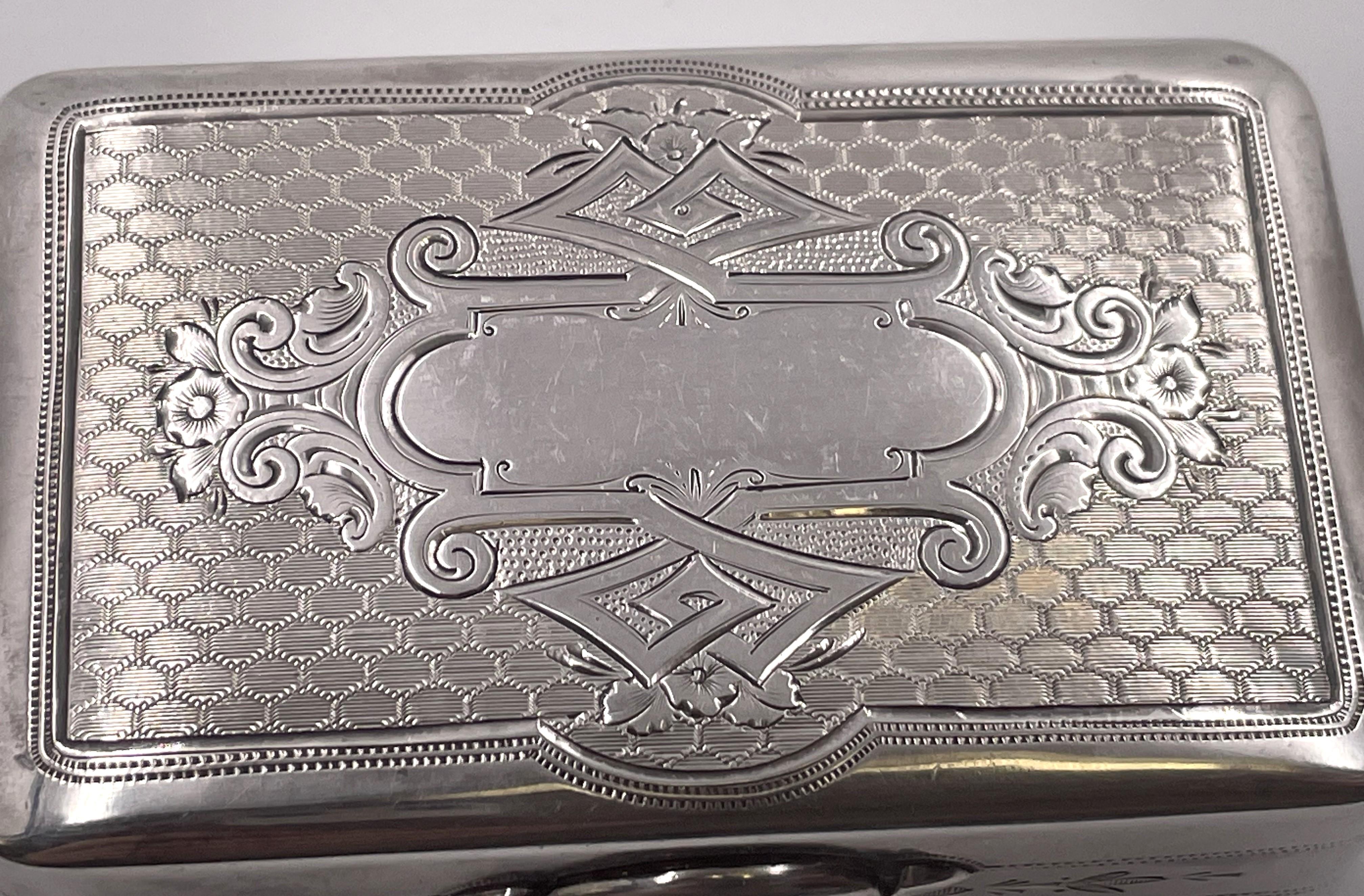 Gorham Silver Schnupftabakdose aus der Mitte des 19. (amerikanisch) im Angebot