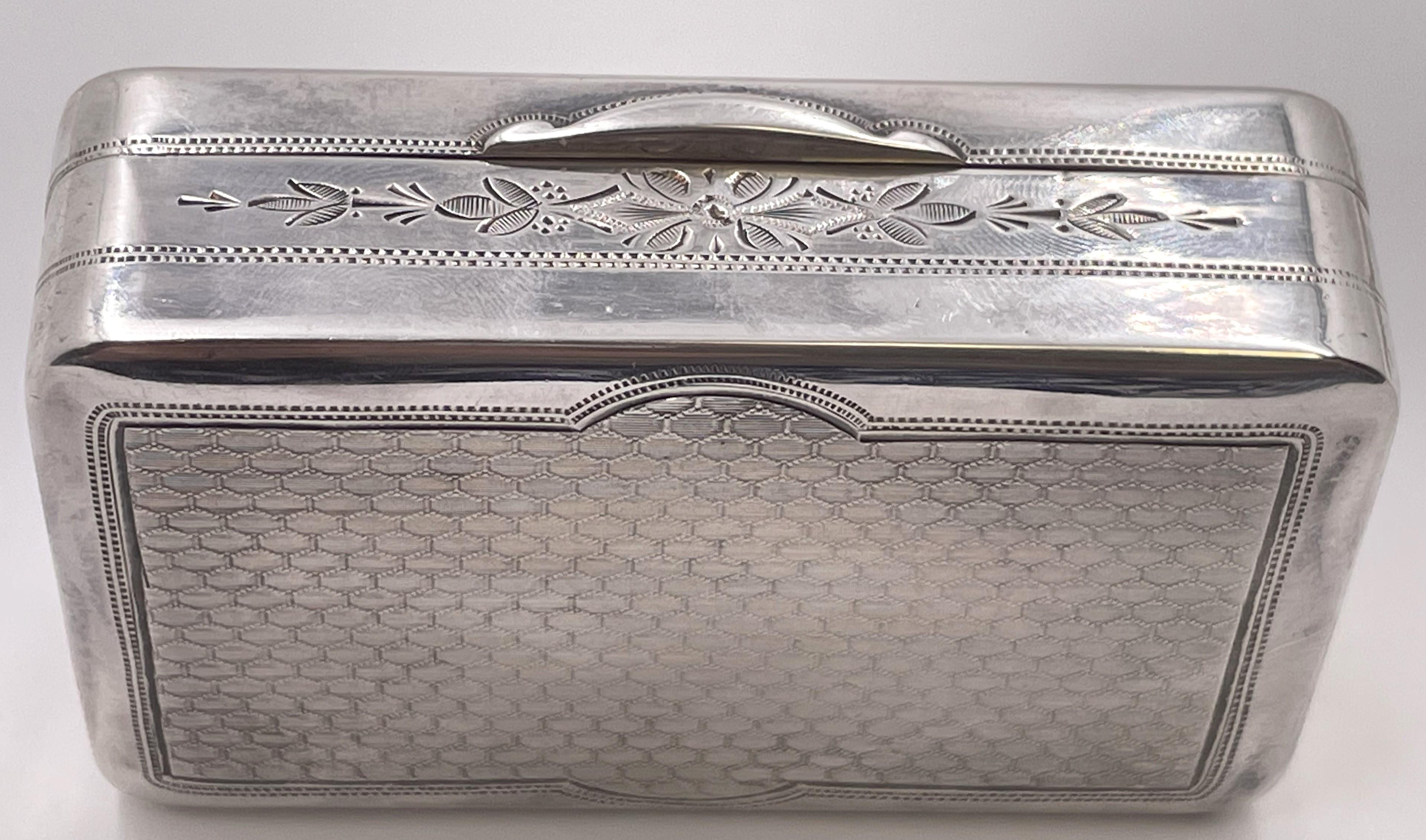 Gorham Silver Schnupftabakdose aus der Mitte des 19. (Vergoldet) im Angebot