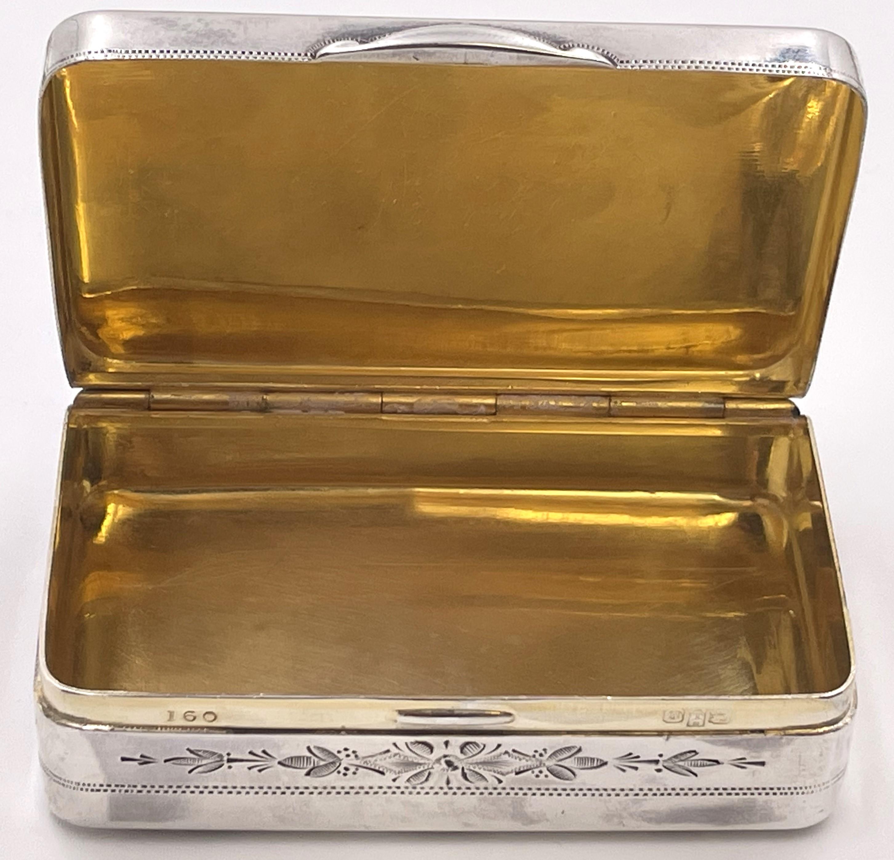 Gorham Silver Schnupftabakdose aus der Mitte des 19. im Zustand „Gut“ im Angebot in New York, NY