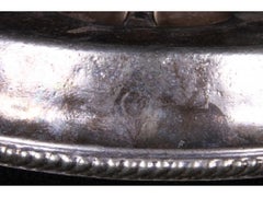 Gorham Silver Soldered Oval Cover with Carlyle Hotel Logo, circa 1930