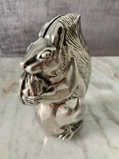 Gorham Silver Squirrel Bank