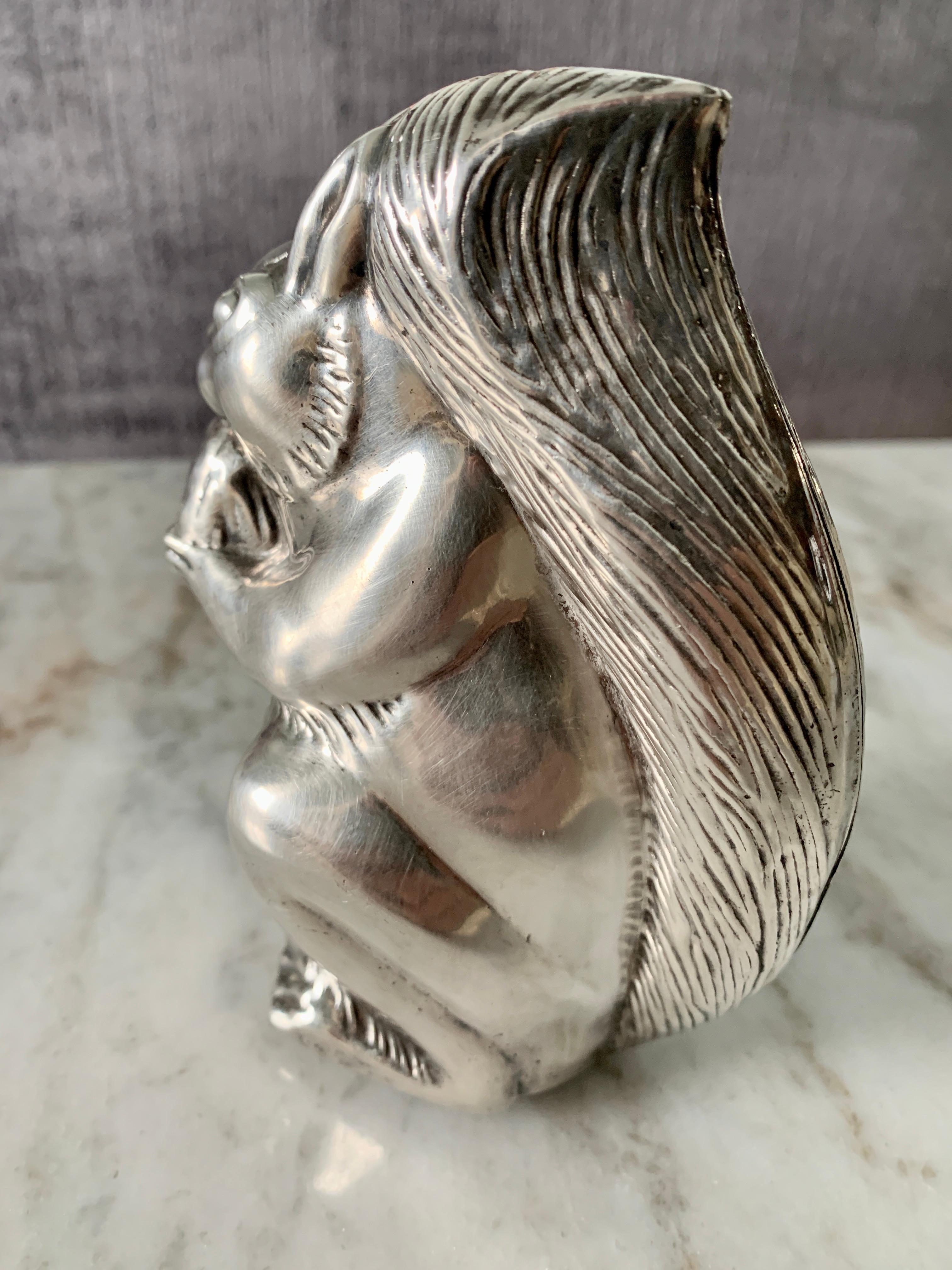 Gorham Silver Squirrel Bank In Good Condition In Los Angeles, CA