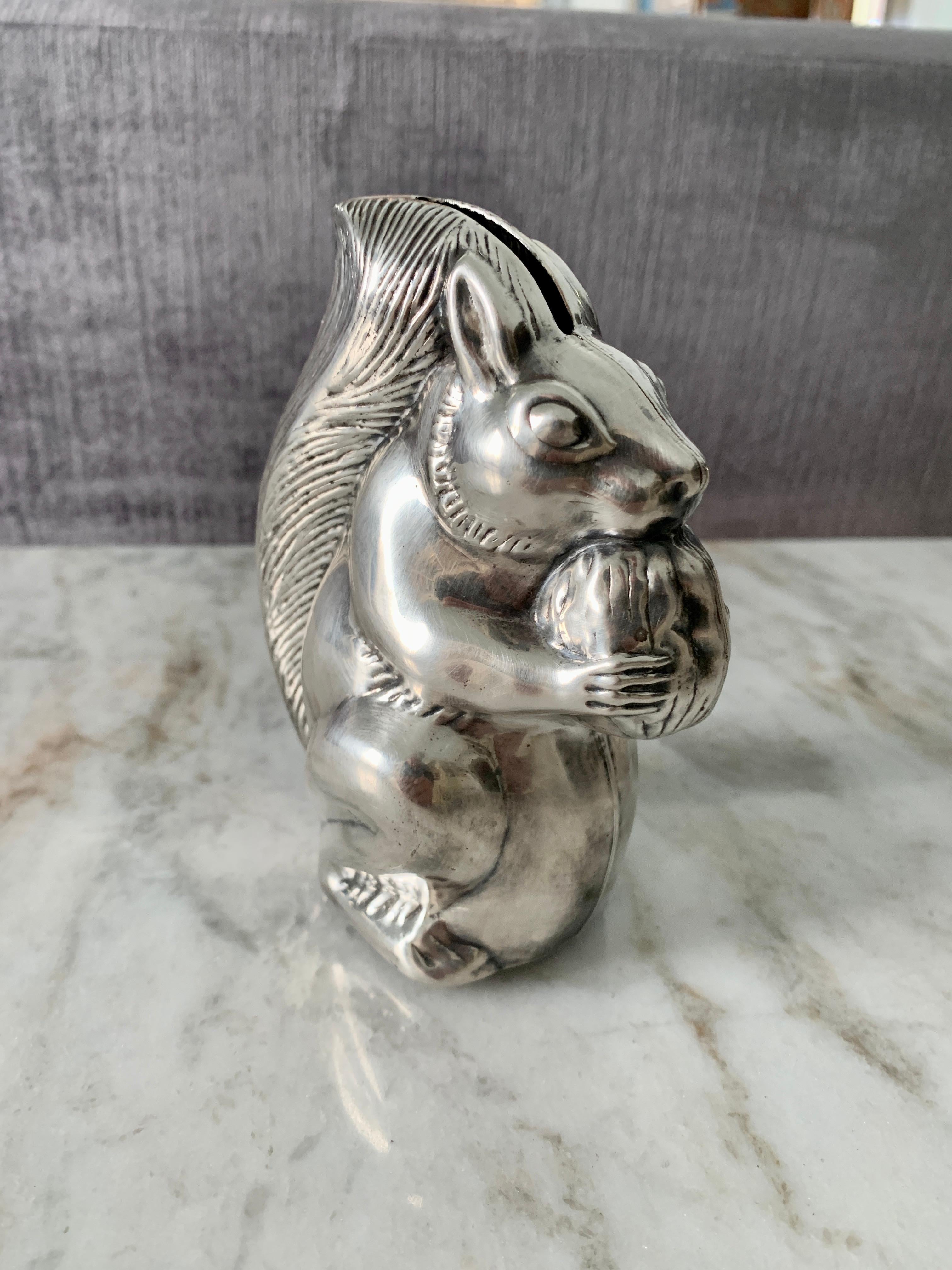 Gorham Silver Squirrel Bank 2