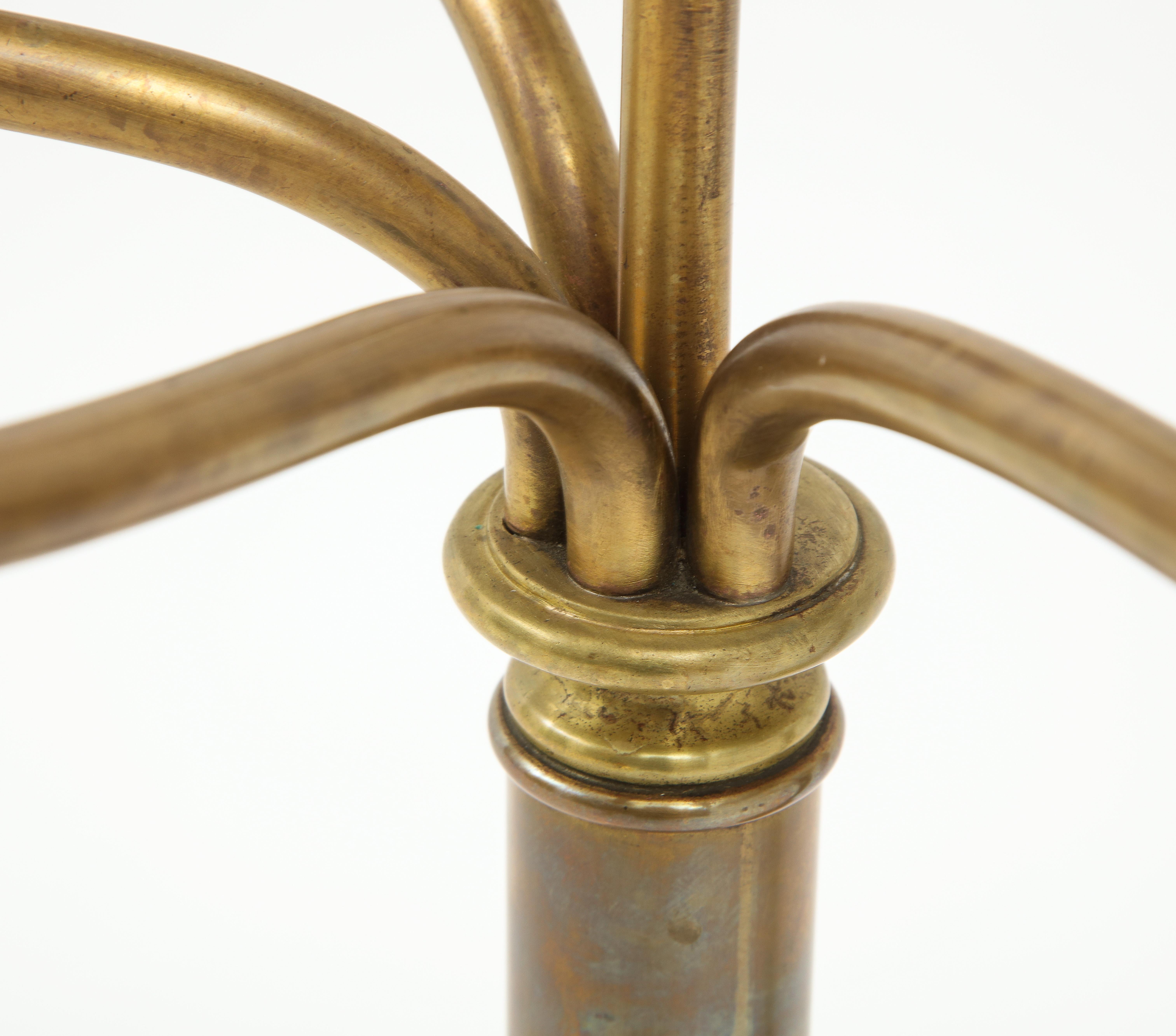 Gorham Solid Brass Antique Candlesticks For Sale 12
