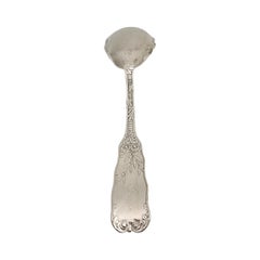 Gorham St Cloud Sterling Silver Bright Cut Preserve Spoon w/Engraving #22992