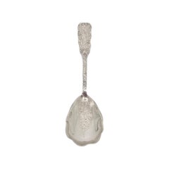 Gorham St Cloud Sterling Silver Bright Cut Preserve Spoon w/Engraving #22992