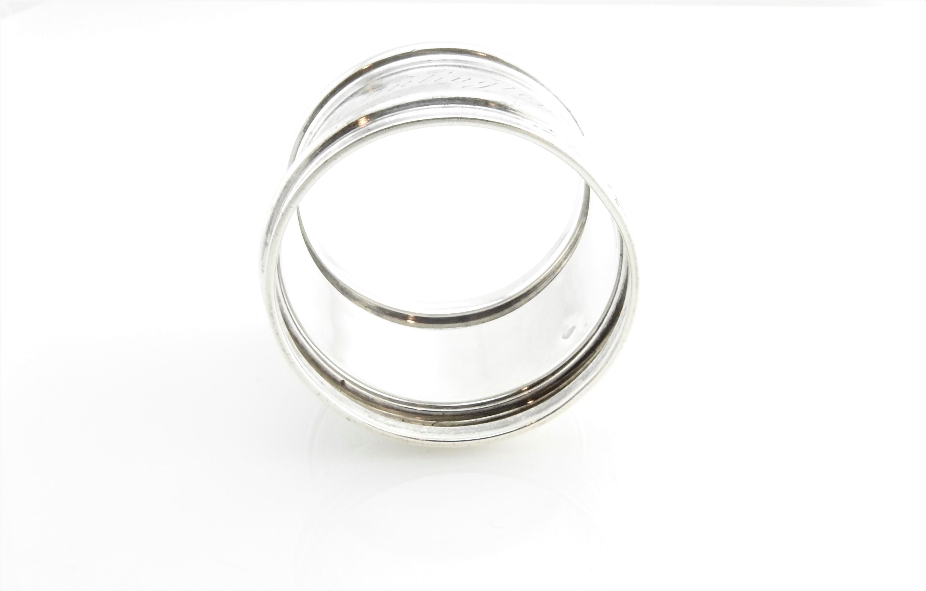 Gorham Stering Silver Napkin Ring Holder 3