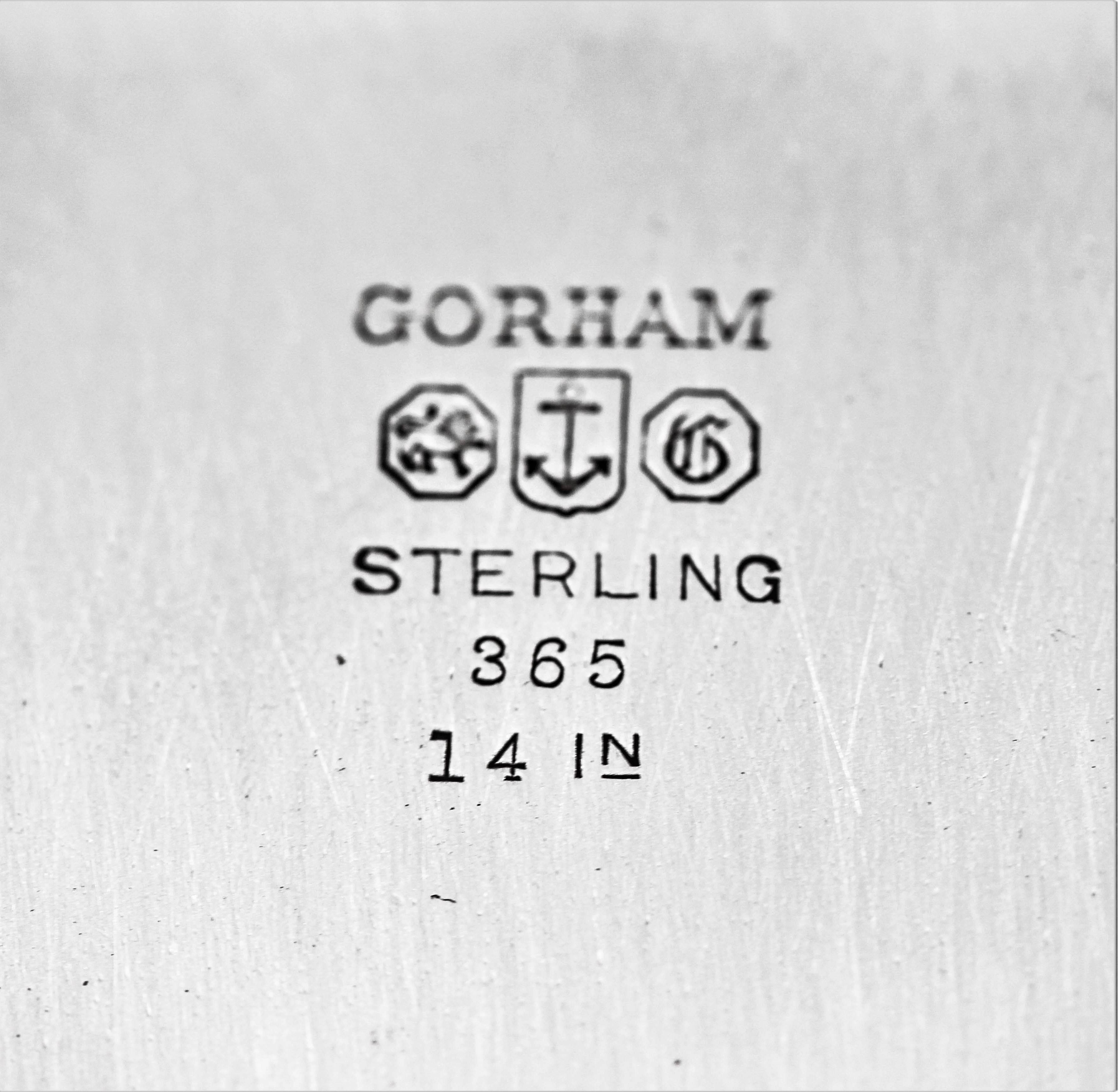 Early 20th Century Gorham Sterling Platter