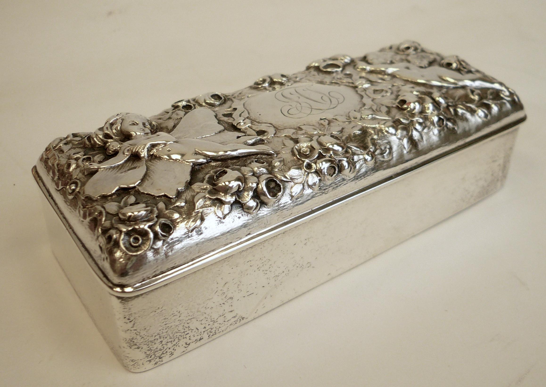 Belle Époque Gorham Sterling Repousse Box