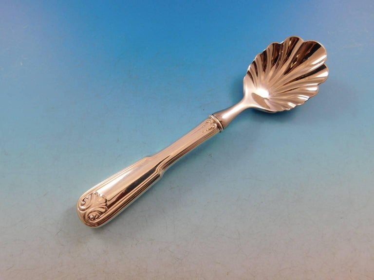 Gorham Sterling Shell AKA Hampton Sterling Silver Flatware Set Service 64 Pieces For Sale at 1stdibs