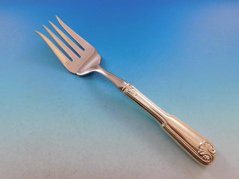 Gorham Sterling Shell AKA Hampton Sterling Silver Flatware Set Service 64 Pieces For Sale at 1stdibs