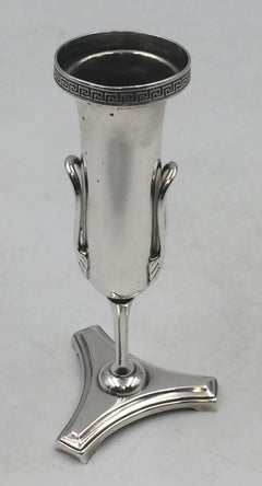 Gorham Sterling Silver 1850s Bud Vase in Neoclassical Style