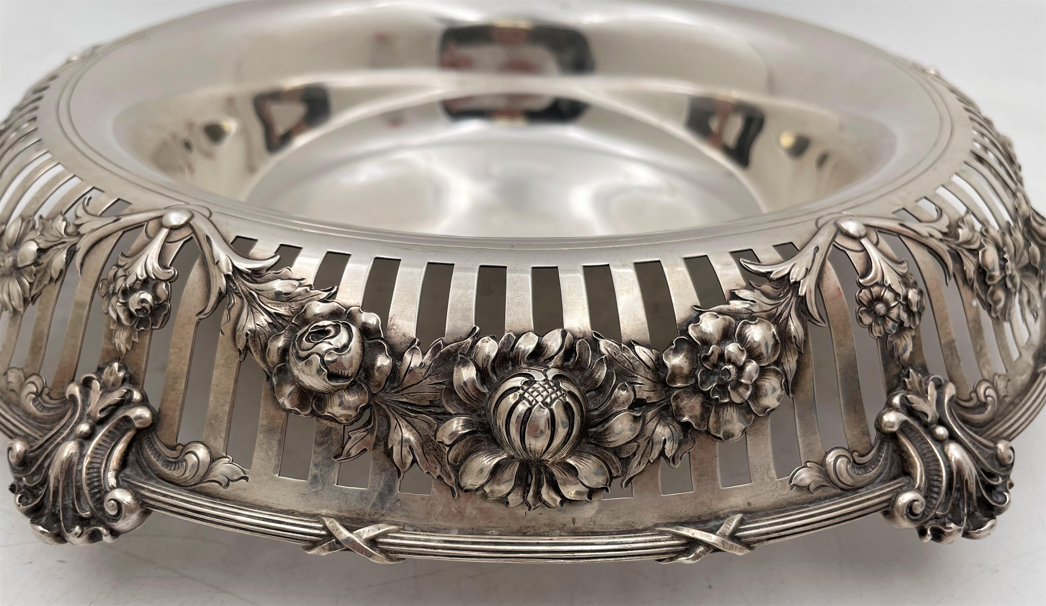 Gorham Sterling Silver 1911 Centerpiece Bowl in Art Nouveau Style 1