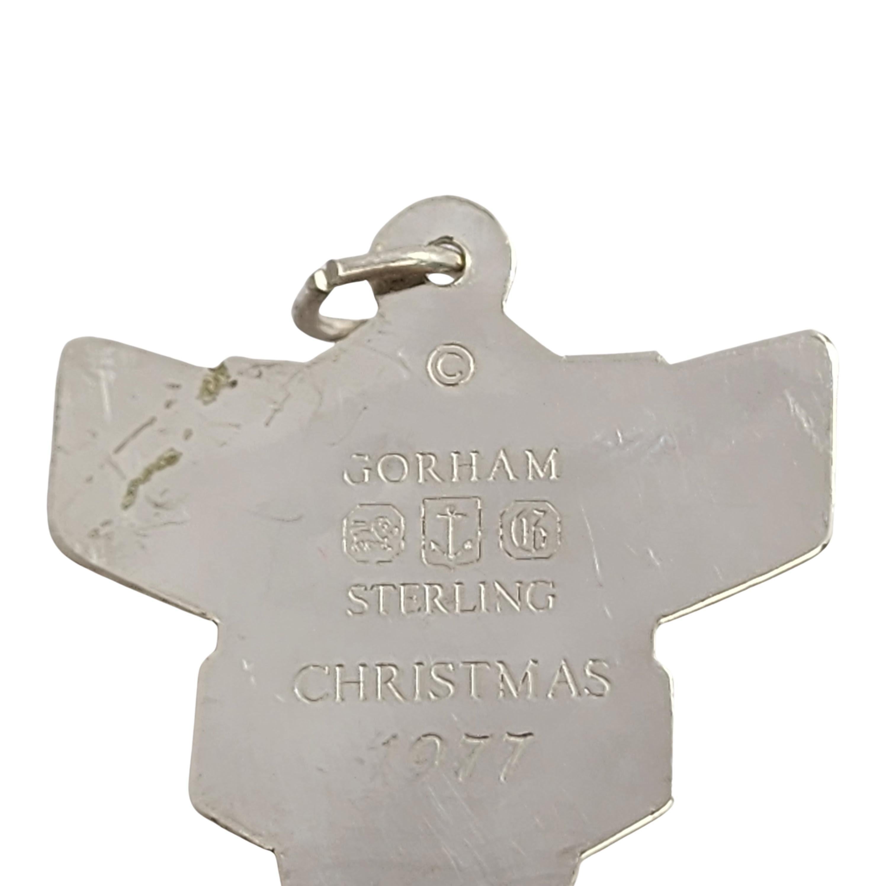 Gorham Sterling Silber 1977 Schneeflocke Ornament w/Box & Beutel #15822 im Angebot 2