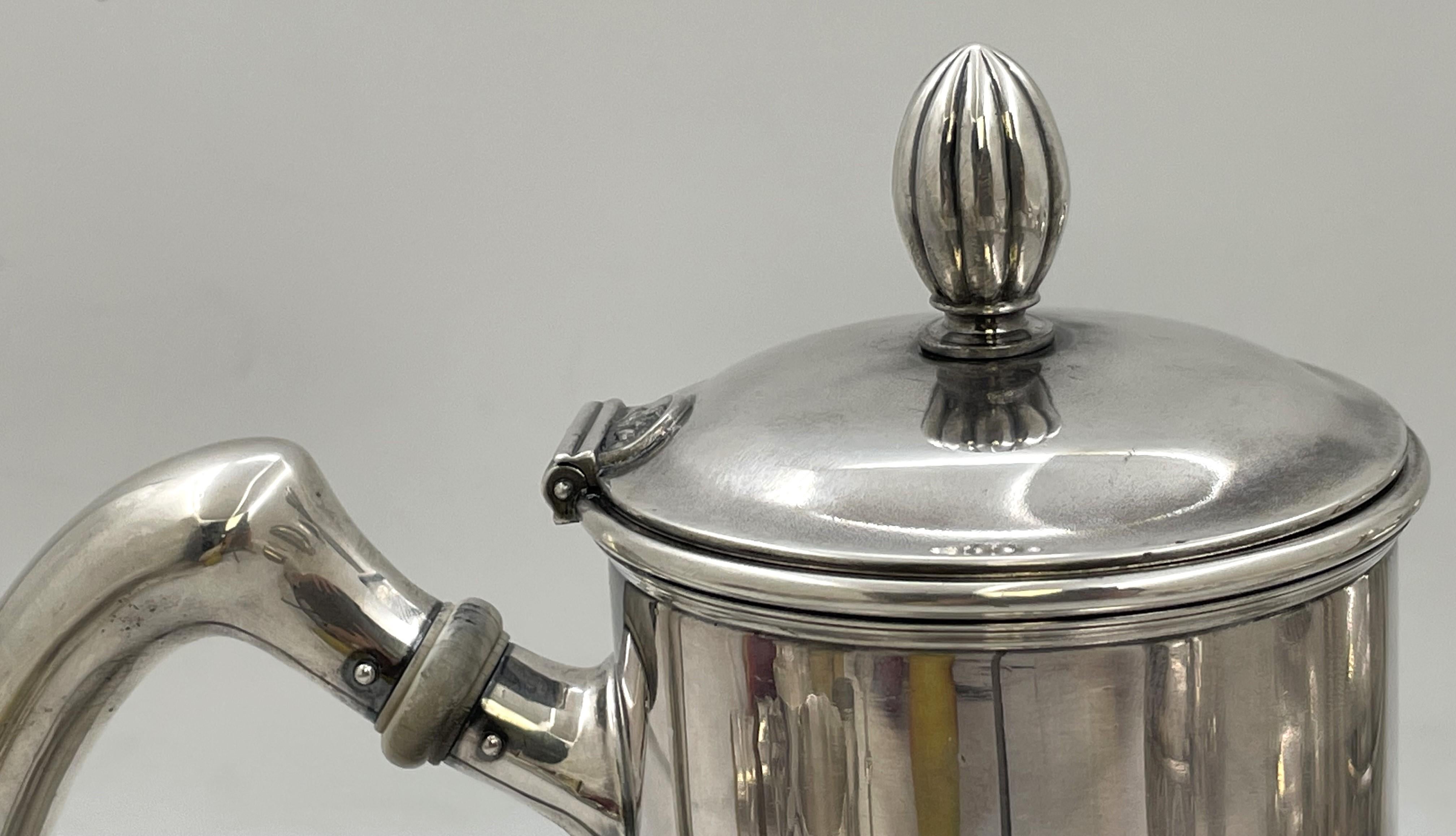 Set da caffè e da tè a 4 pezzi in argento sterling di Gorham con motivo Pompei del 1886 In condizioni buone in vendita a New York, NY