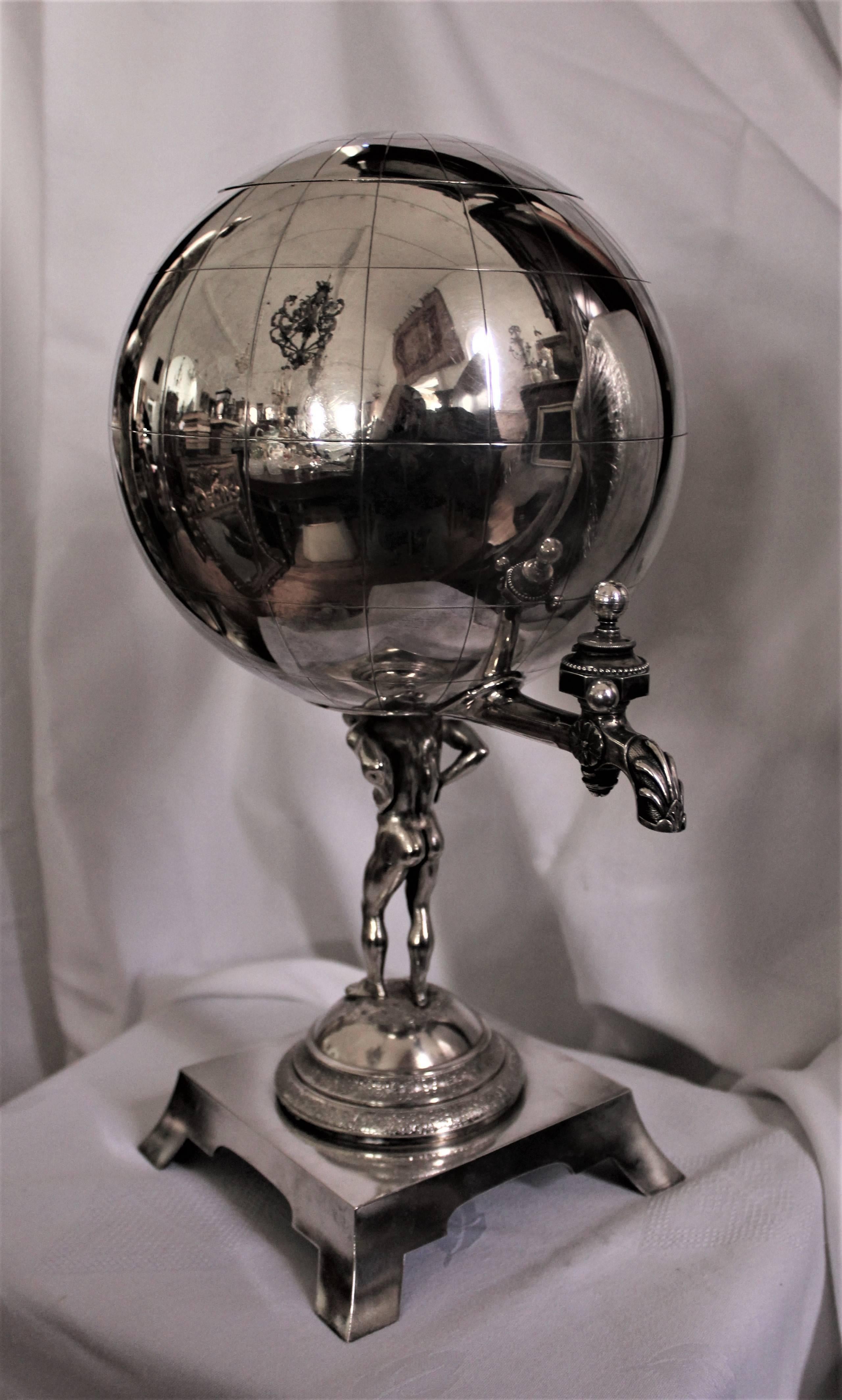 Gorham Sterling Silver American Figural Tea Urn In Excellent Condition For Sale In Hamilton, Ontario