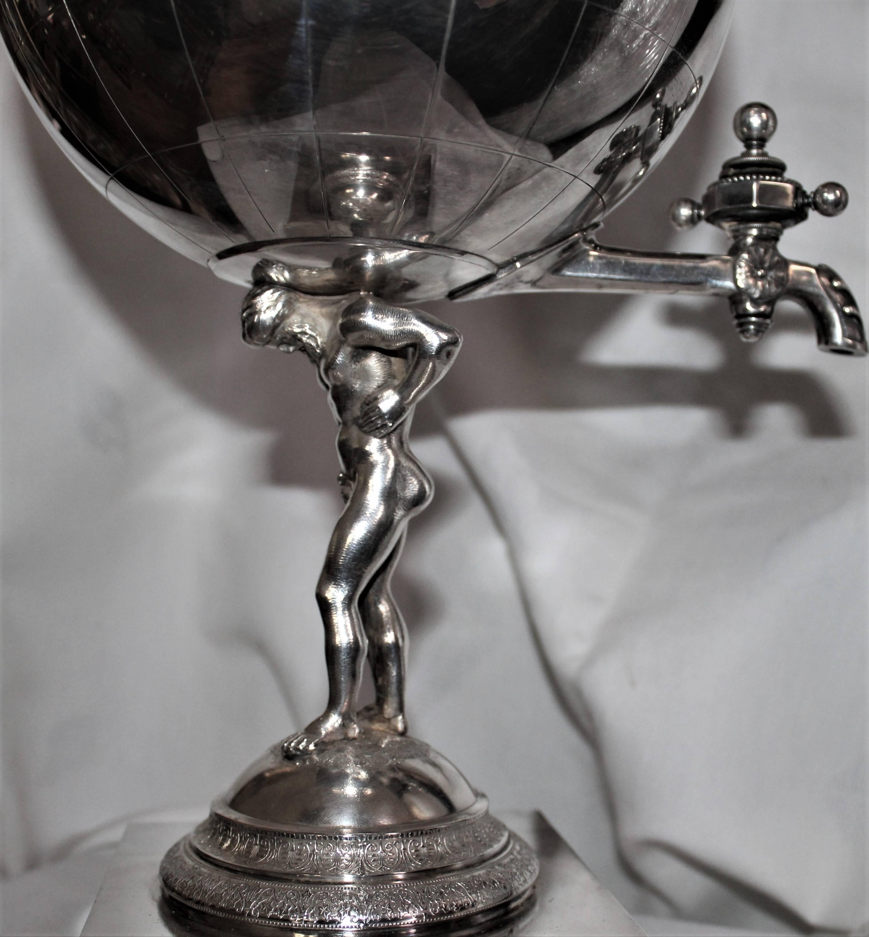 Argent sterling Urne à thé figurative américaine en argent sterling de Gorham en vente