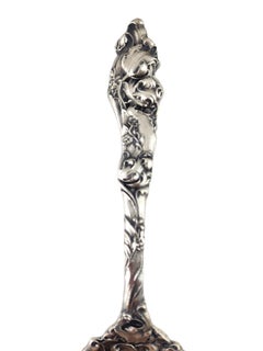 Gorham Sterling Silver Berry Serving Spoon 10" #158 #18702