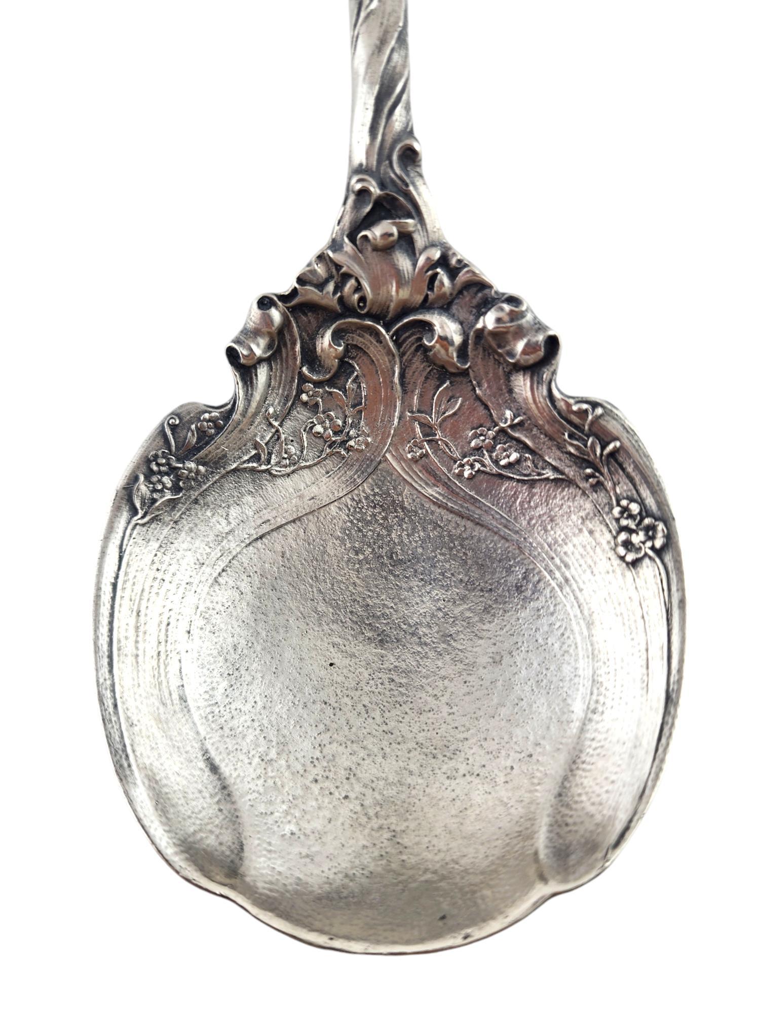 Gorham Sterling Silver Berry Serving Spoon 10