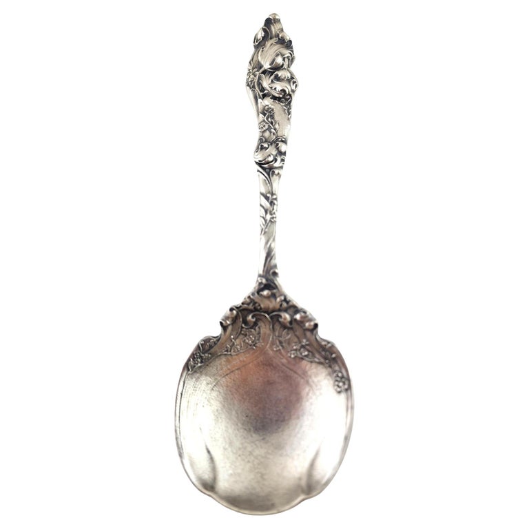 Gorham Sterling Silver Berry Serving Spoon 10
