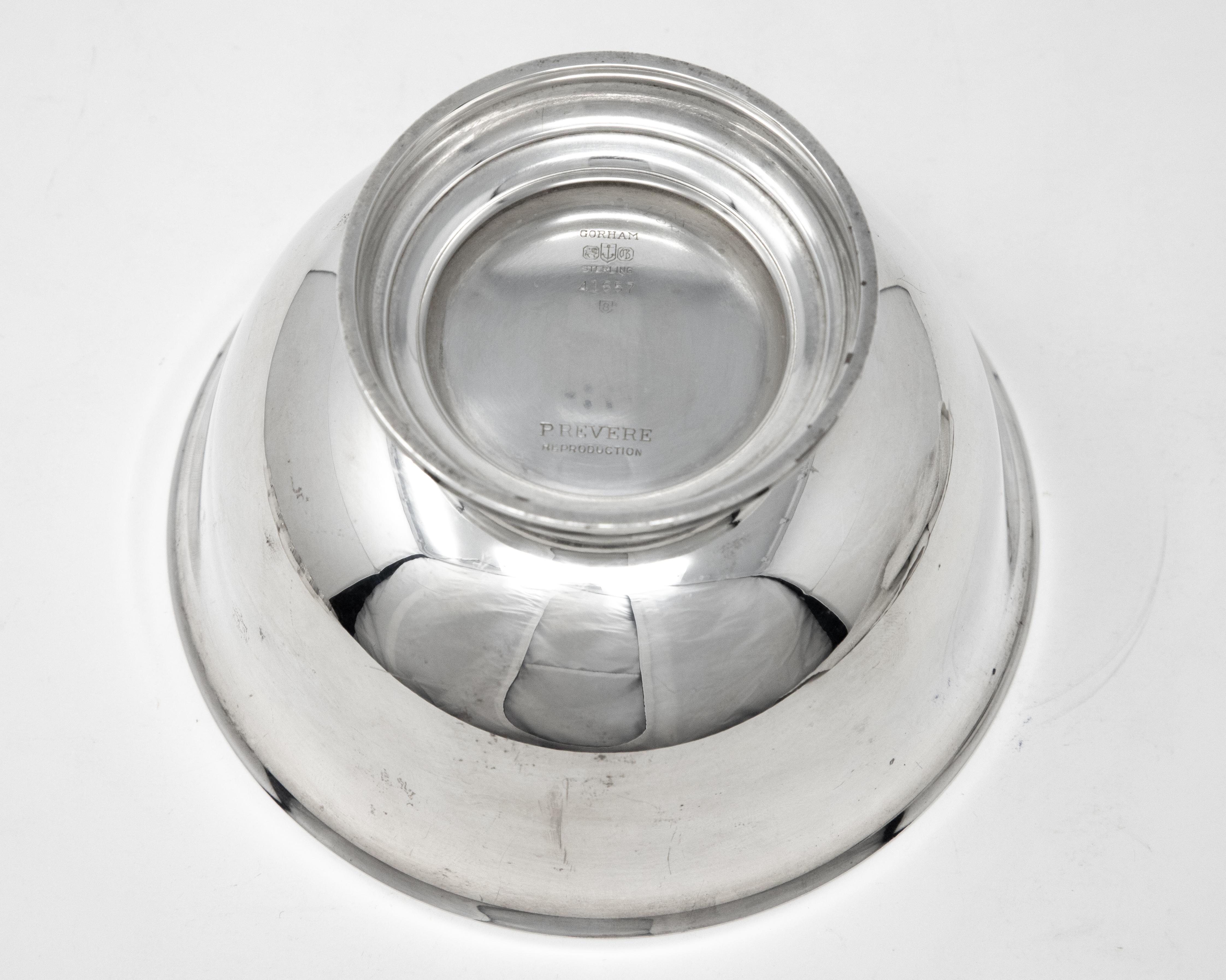 American Gorham Sterling Silver Bowl
