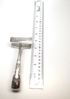 Gorham Sterling Silver Butter Cup Asparagus Tongs