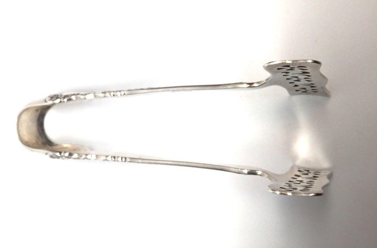 Gorham Sterling Silver Butter Cup Asparagus Tongs at 1stDibs