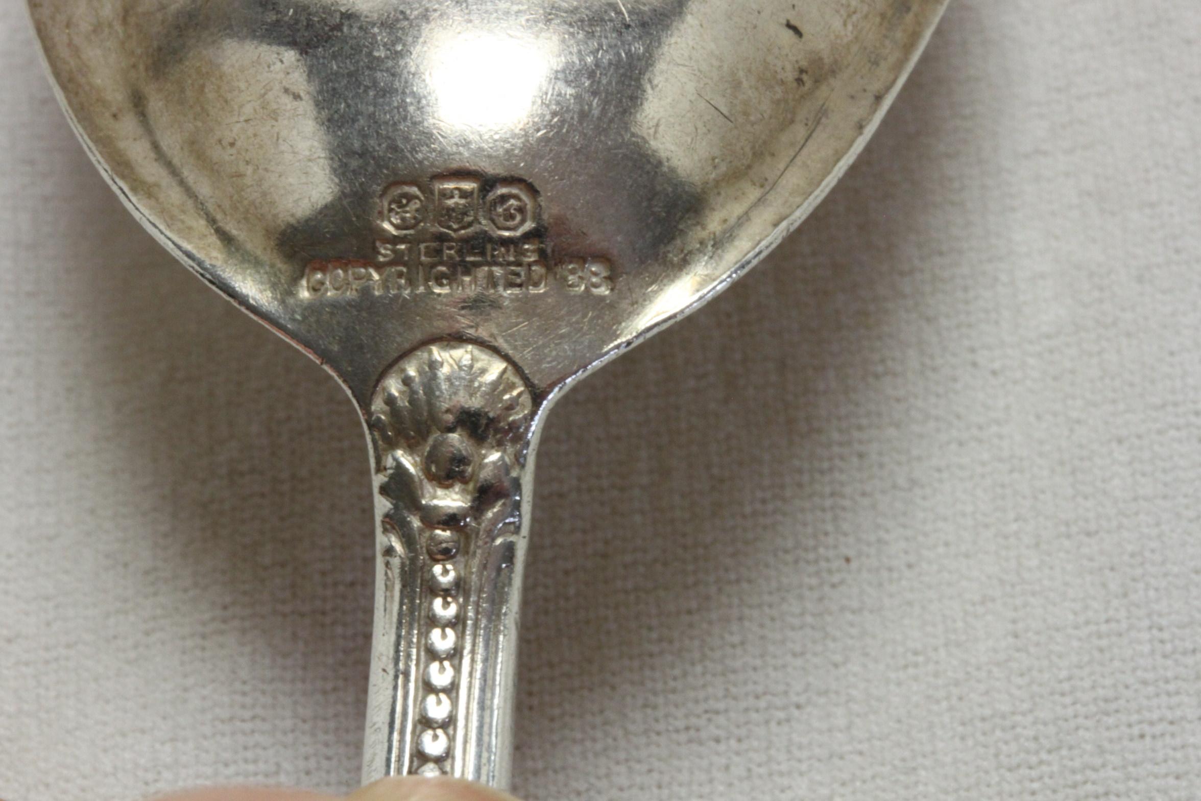 American Gorham Sterling Silver Butter Knife & Spoon, Versailles Pattern For Sale