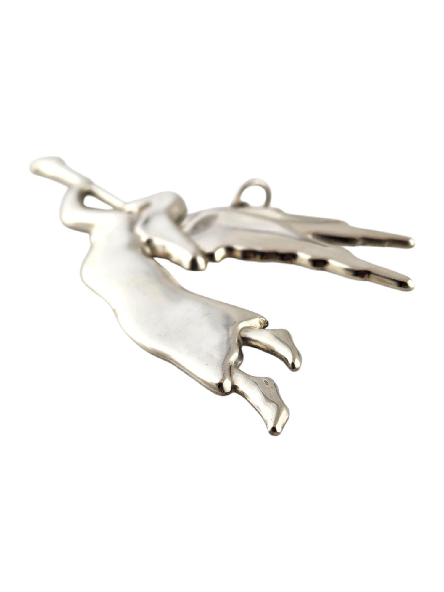 Gorham Sterling Silber Weihnachten Rentiere 1973 & Engel 1974 Ornamente #18828 im Angebot 1