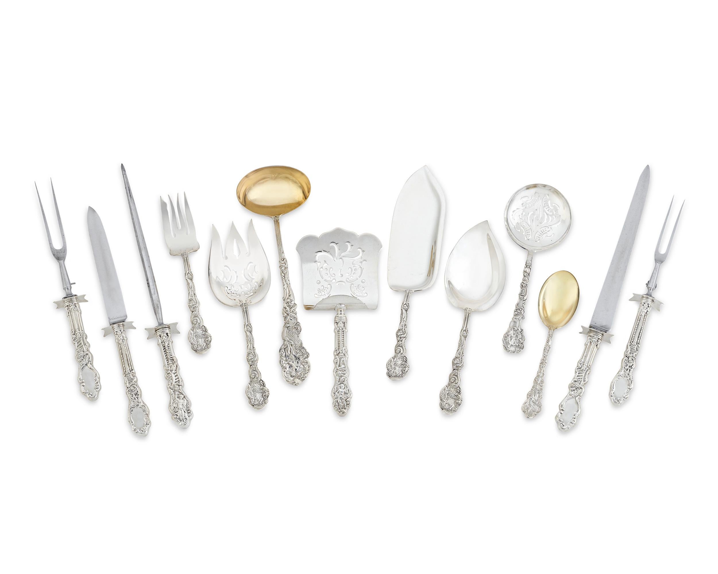 American Gorham Sterling Silver Flatware Service, 705 Pieces For Sale