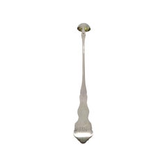 Gorham Sterling Silver Gold Wash Bowl Grapevine Claret Ladle with Monogram