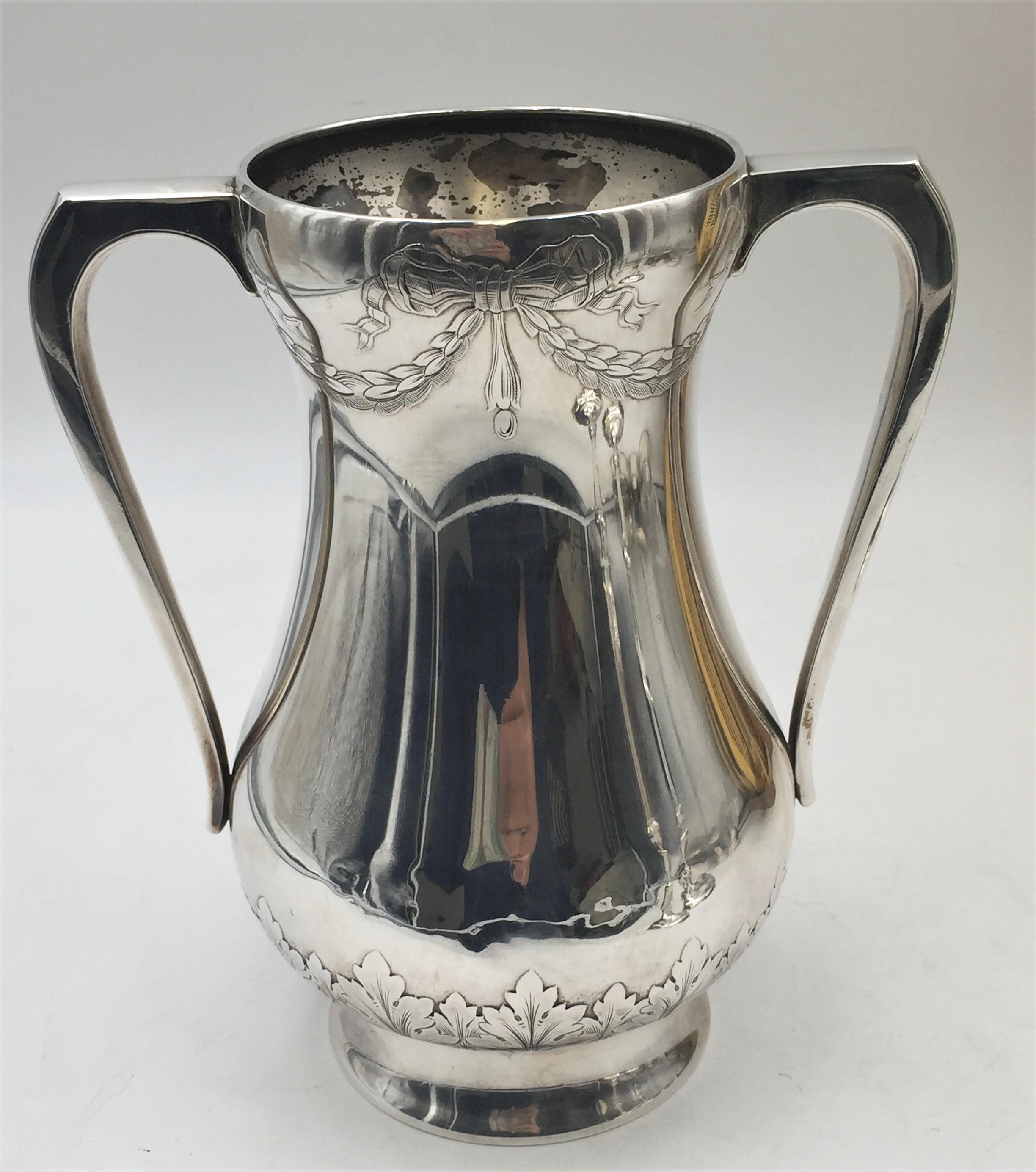 Gorham Sterling Silber Harness Racing Trophy Tafelaufsatz (20. Jahrhundert) im Angebot