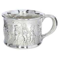 Gorham Sterling Silver High Relief Baby Cup