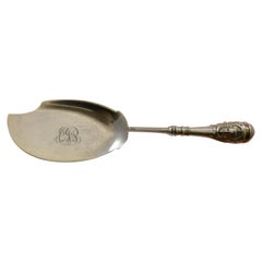 Gorham Sterling Silver Ice Cream Server HH AS with 3-D Handle and Two Medallions