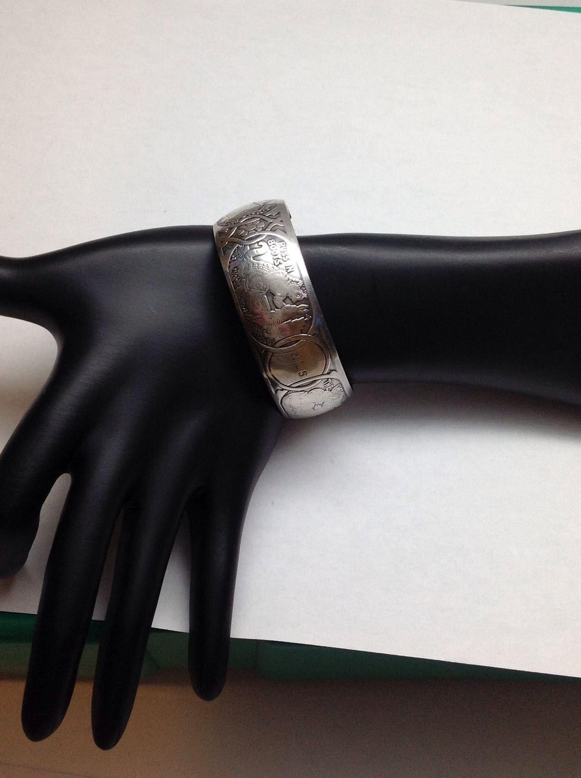 Portatovaglioli in argento Sterling Gorham, Bracciale Filastrocche 5362, circa 1920 In condizioni buone in vendita a Washington Depot, CT