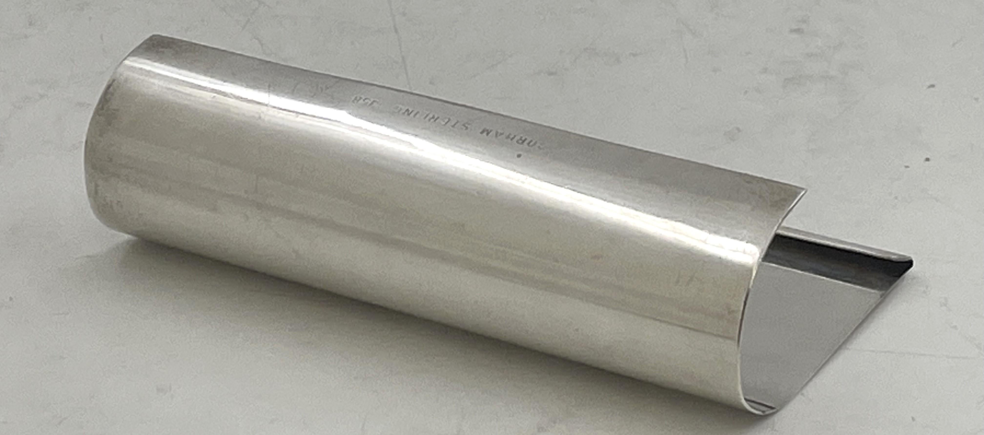 Gorham Sterling Silver Notepad Holder In Good Condition For Sale In New York, NY