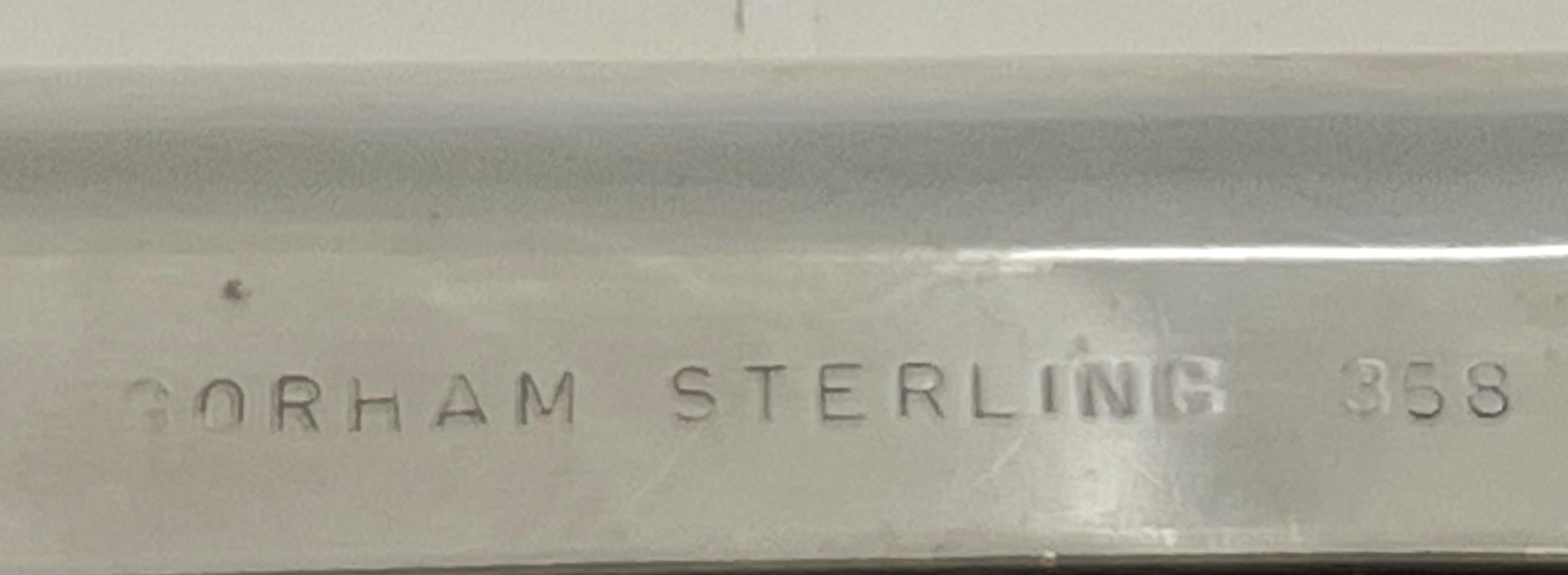 20th Century Gorham Sterling Silver Notepad Holder For Sale