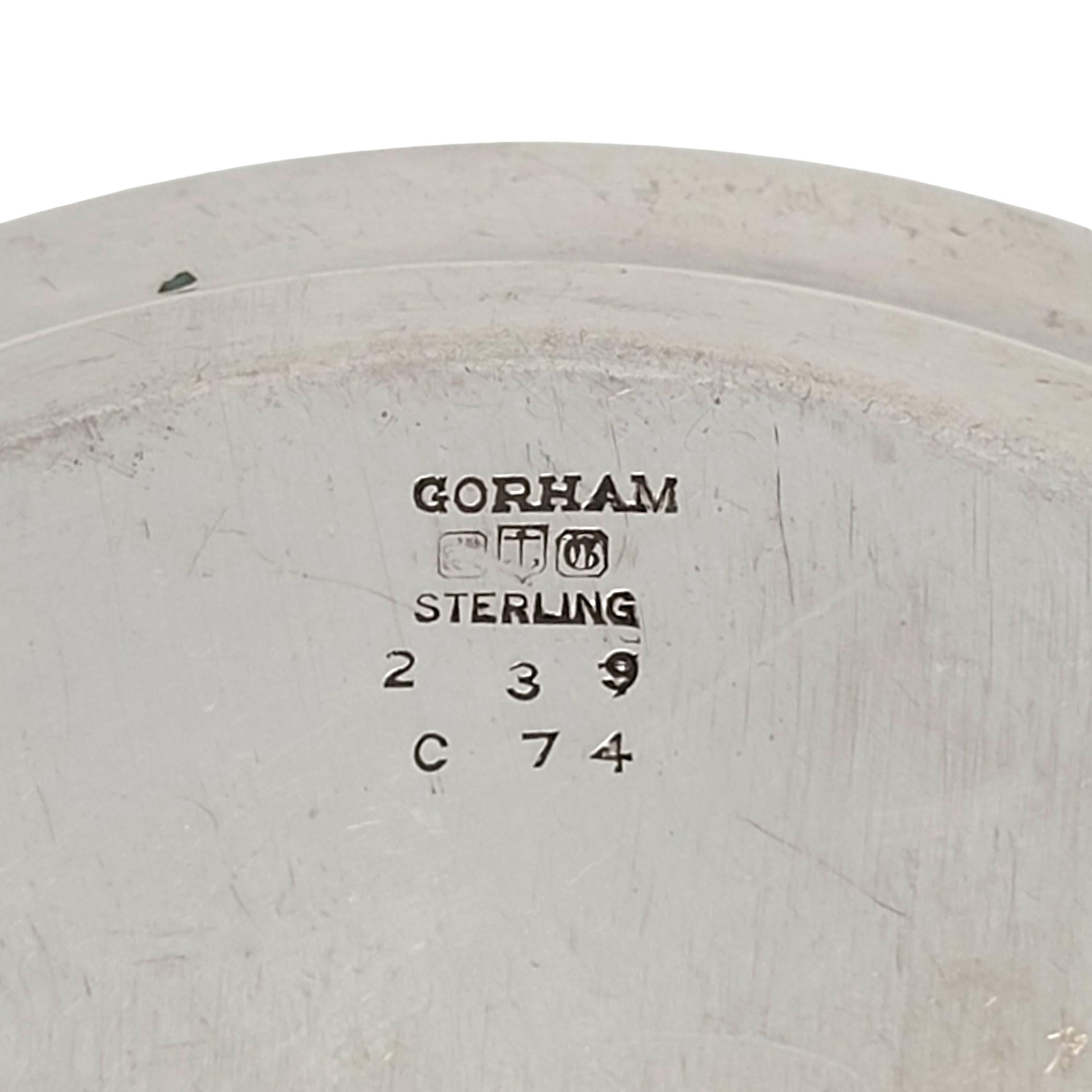 Gorham Sterling Silver Nursery Rhyme Child's Bowl Porringer with Engraving 6
