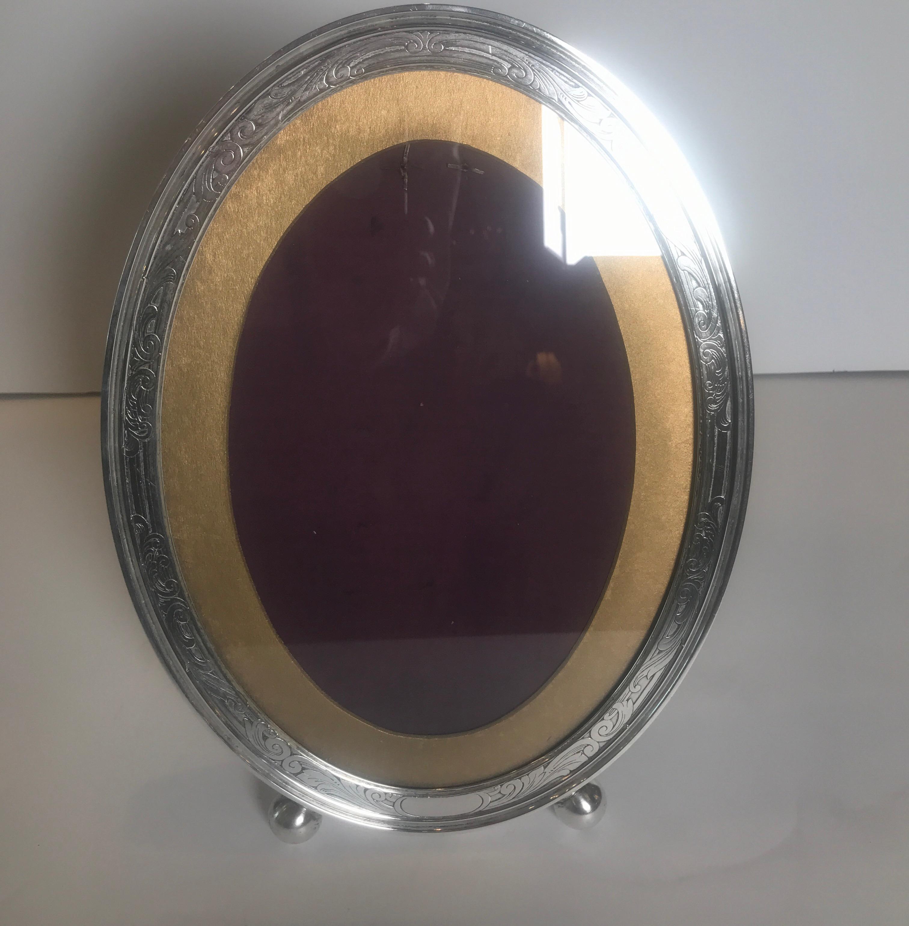 Gorham Sterling Silver Oval Picture Frame 3
