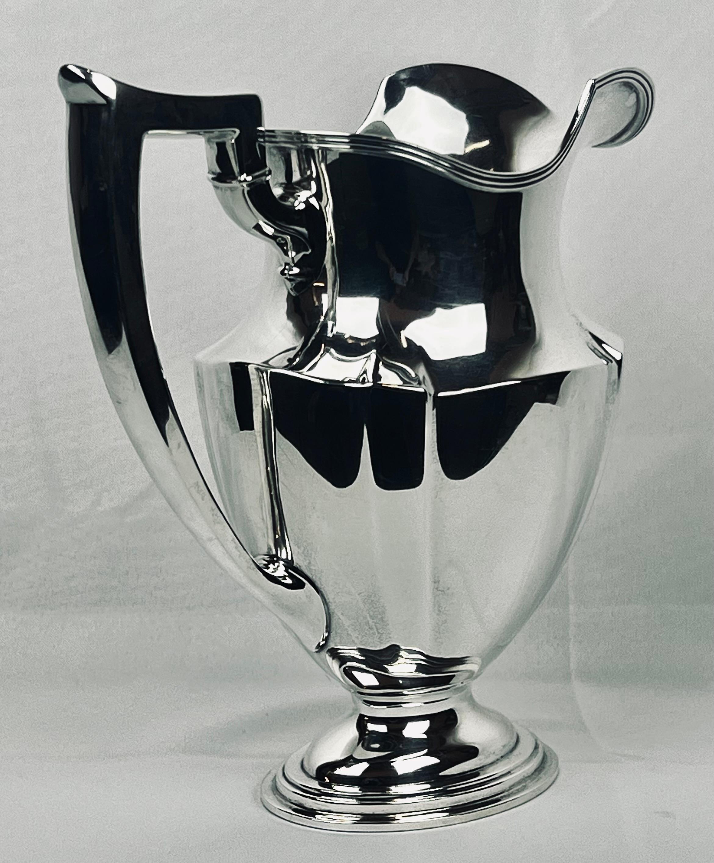 American Gorham Sterling Silver Plymouth Pitcher