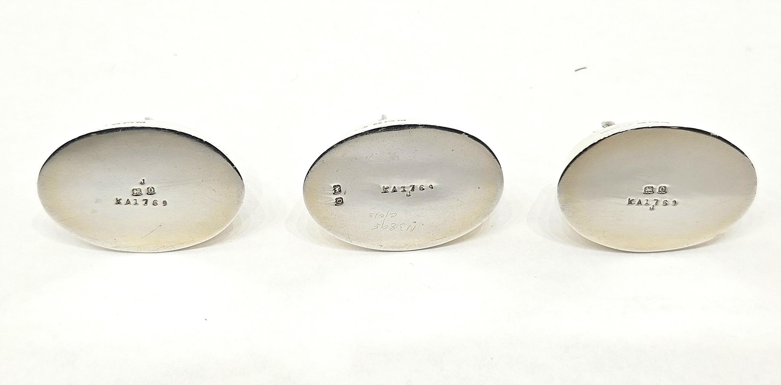Gorham Sterling Silver Rabbit / Hare Place Card Holders in Original Case, 1913 For Sale 7