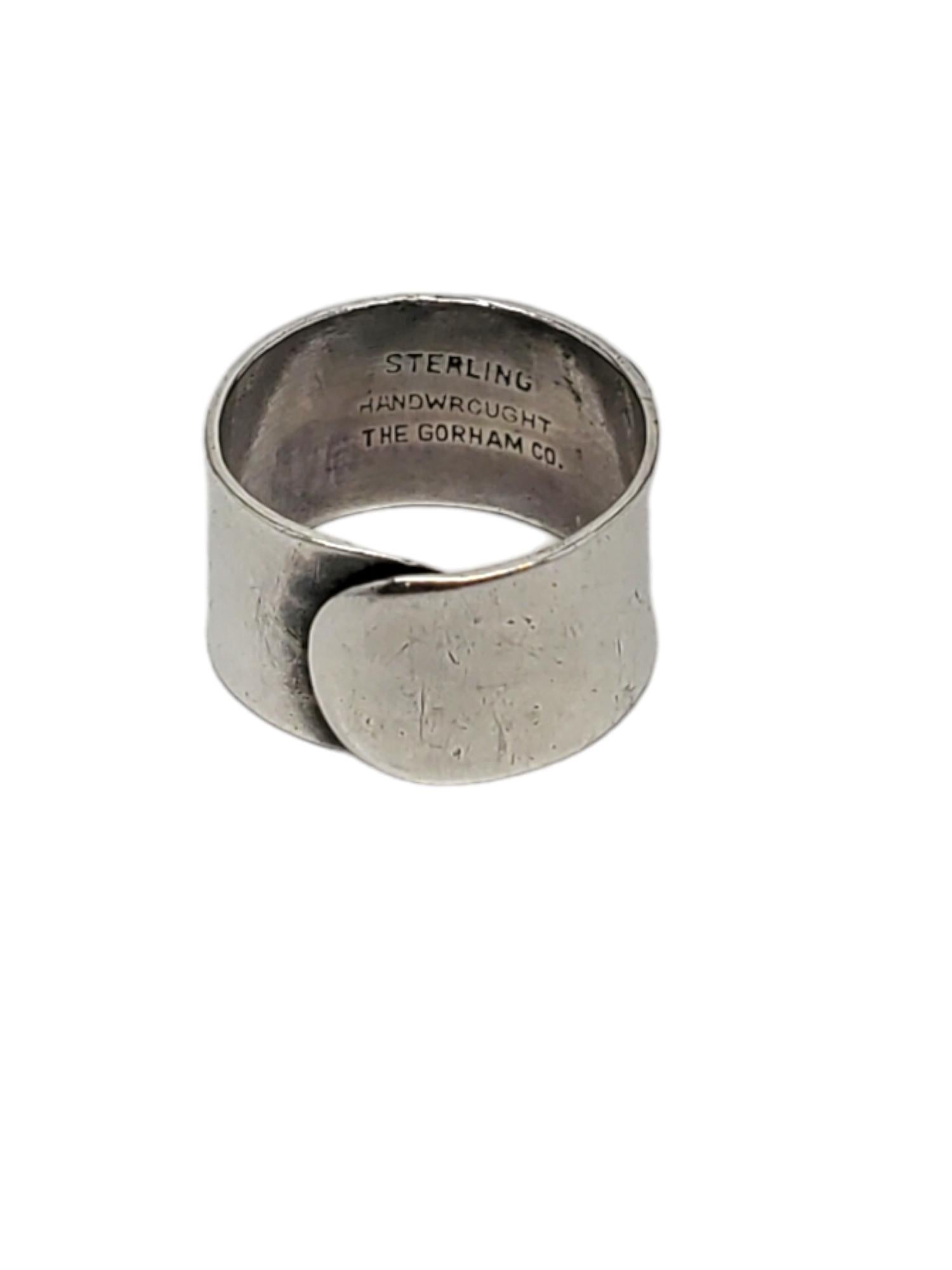 Women's Gorham Sterling Silver Ring Band Size 6.5 #17235 For Sale