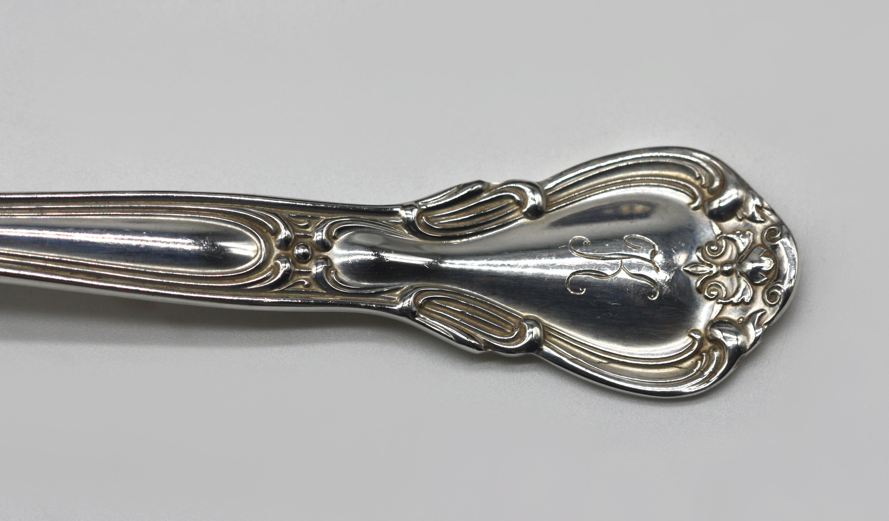 Argento Servizio di posate in argento sterling Gorham da sessantadue pezzi in vendita