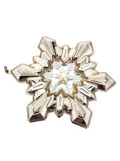 Gorham Sterling Silver Snowflake Christmas Ornament Pendant With Box #24339